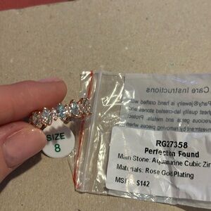 Gorgeous Rose Gold Bomb Party March 2025 Size 8 Ring